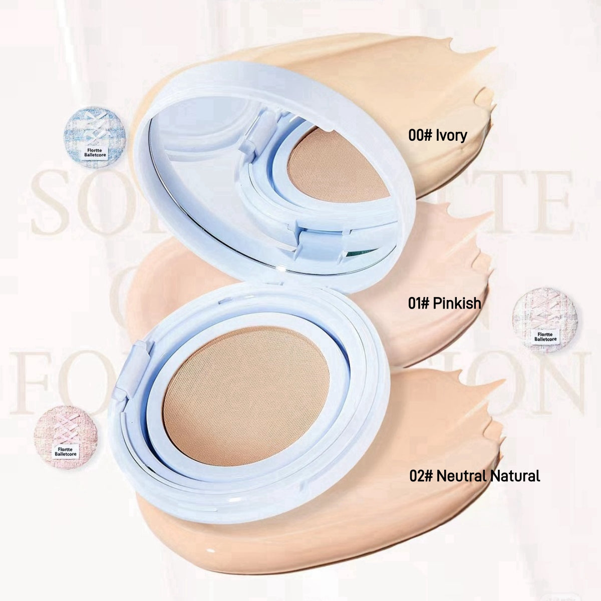 FLORTTE Balletcore Soft Matte Cushion Foundation 13g