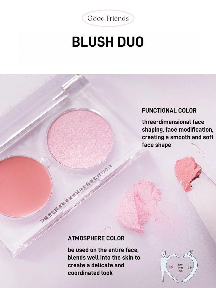 Flortte Good Friends Multi Purpose Blush Duo 3.2g