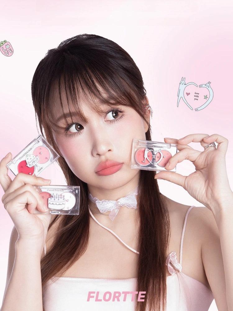 Flortte Good Friends Multi Purpose Blush Duo 3.2g