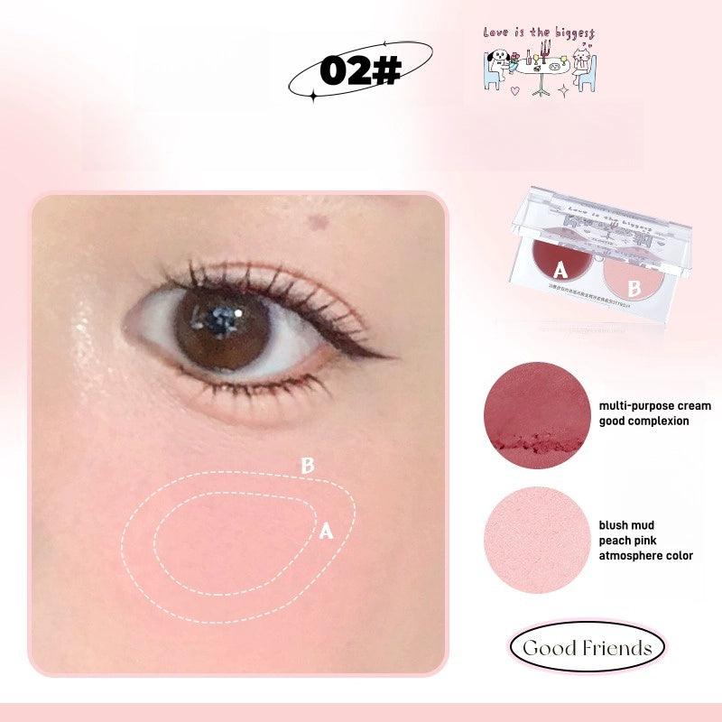 Flortte Good Friends Multi Purpose Blush Duo 3.2g