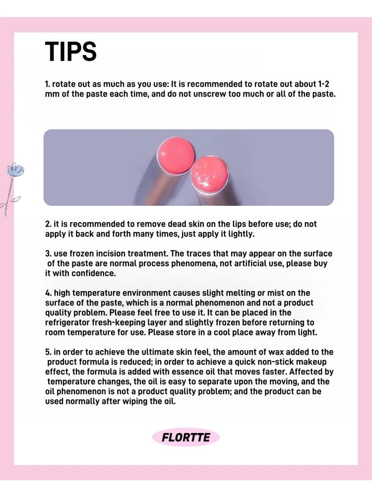 Flortte Love Yourself Non Stick Lip Gloss 2.4g