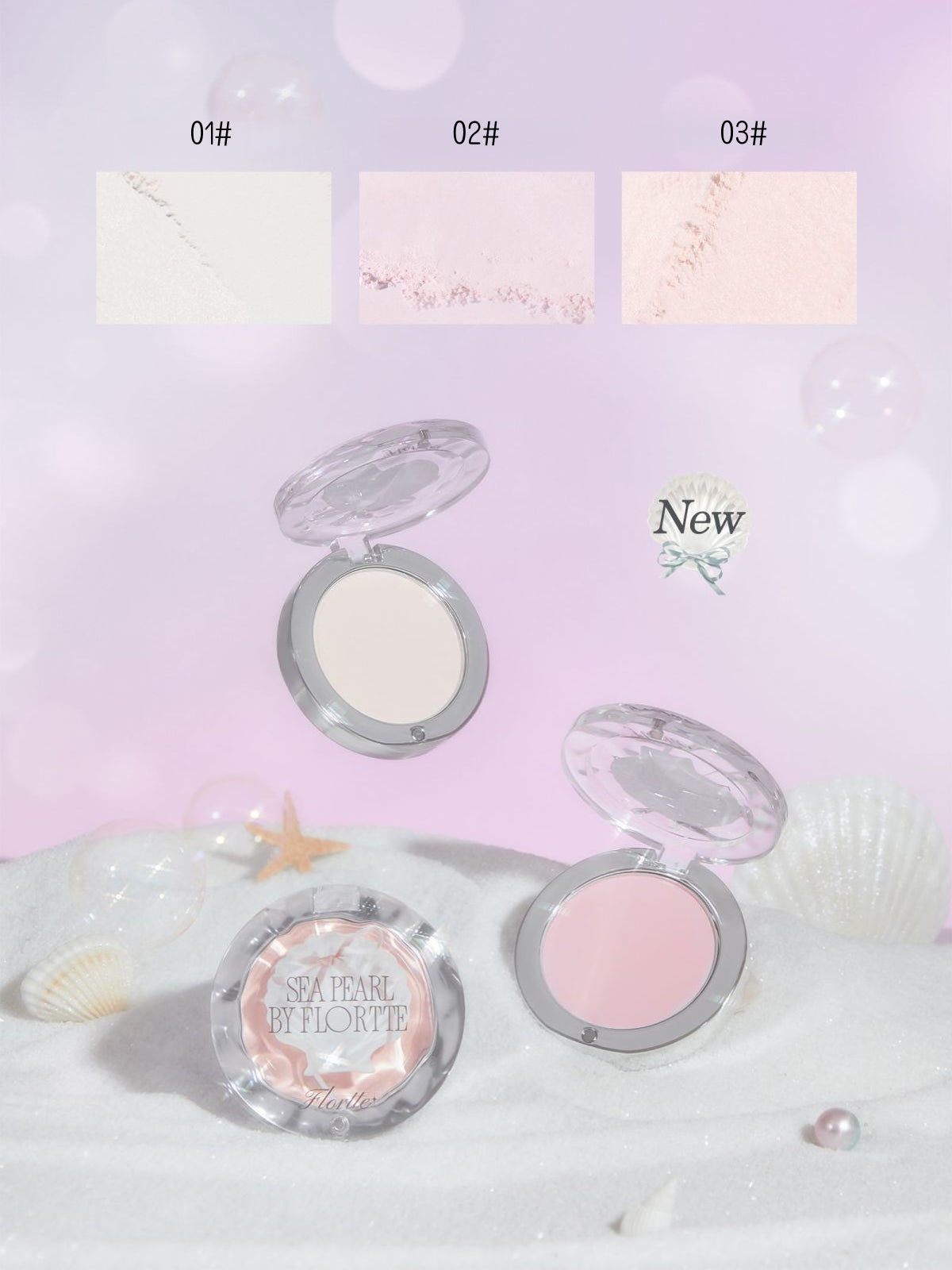 Flortte Sea Pearl Highlight Powder 4g