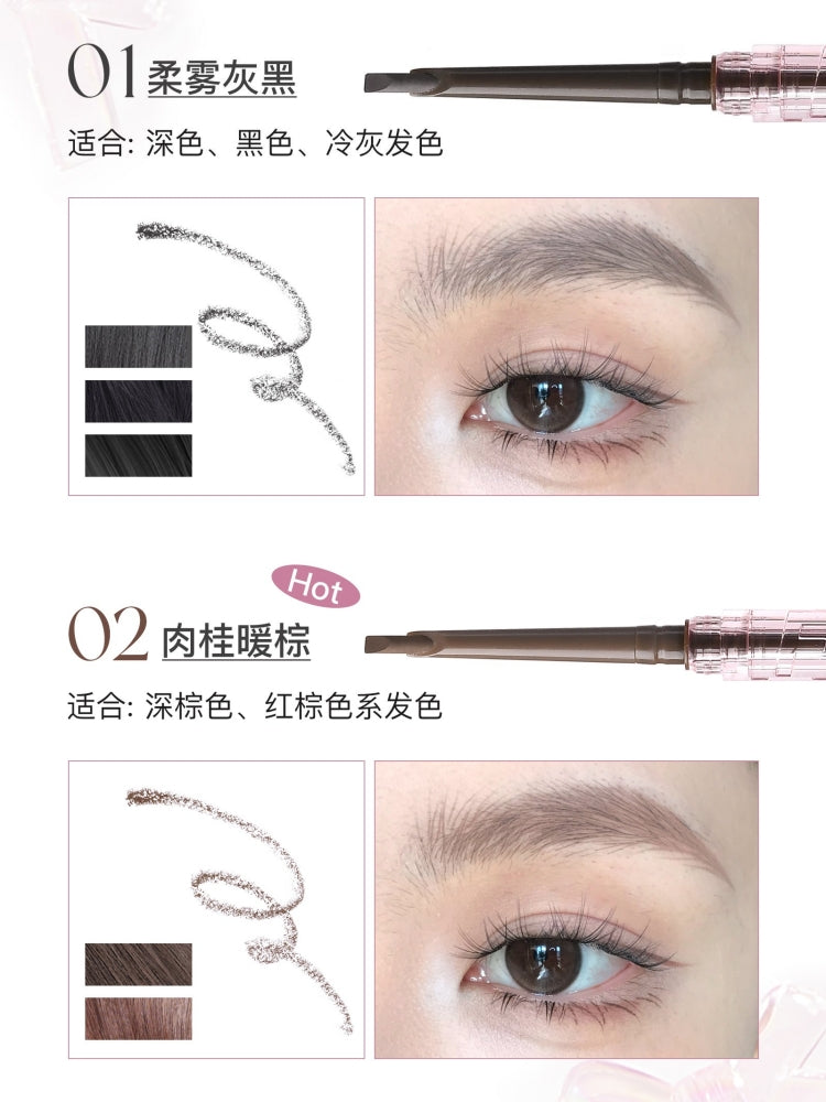 Flortte Solid Small Machete Eyebrow Pencil 6 Shades 110mg