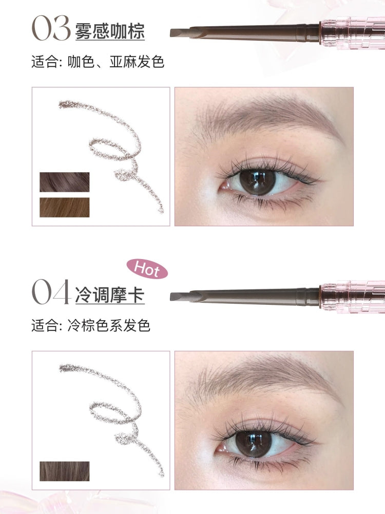 Flortte Solid Small Machete Eyebrow Pencil 6 Shades 110mg