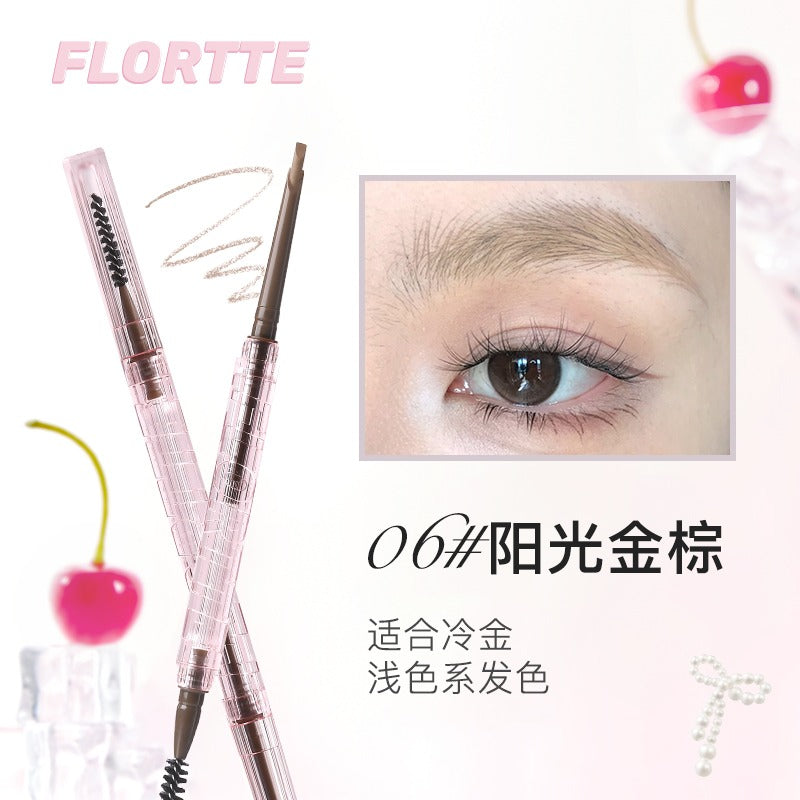 Flortte Solid Small Machete Eyebrow Pencil 6 Shades 110mg