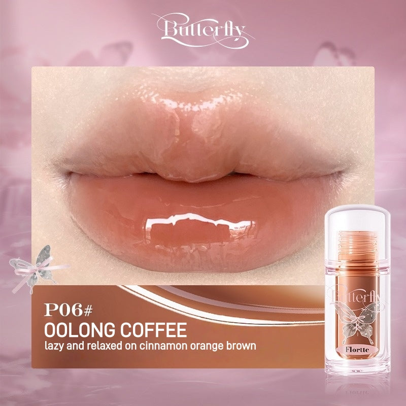 Flortte Twin Butterfly Series Lip Serum Twin P 1.9g