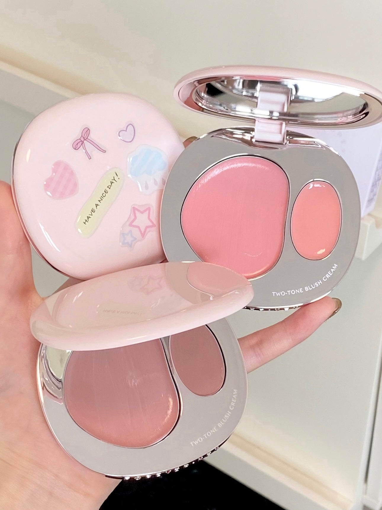 Forever Key Two Tone Blush Cream 7g