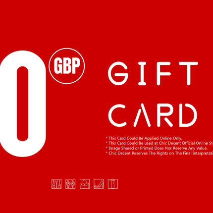 Chic Decent Gift Card in GBP