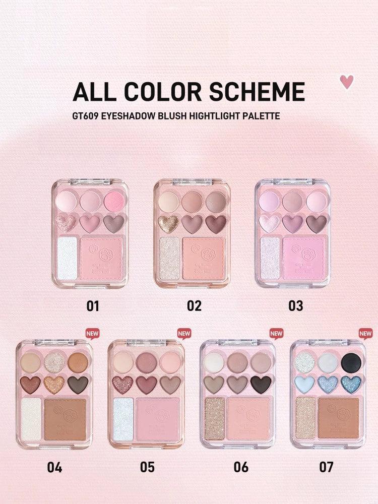 GOGO TALES 3IN1 Hearts Palette 9.5g