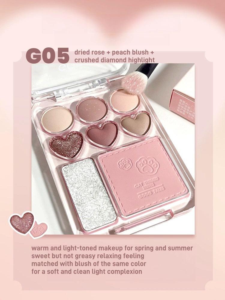 GOGO TALES 3IN1 Hearts Palette 9.5g