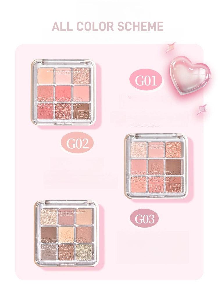 GOGO TALES 9 Colors Eyeshadow Palette 11g