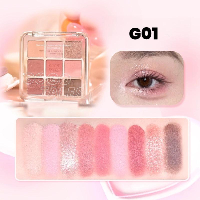 GOGO TALES 9 Colors Eyeshadow Palette 11g