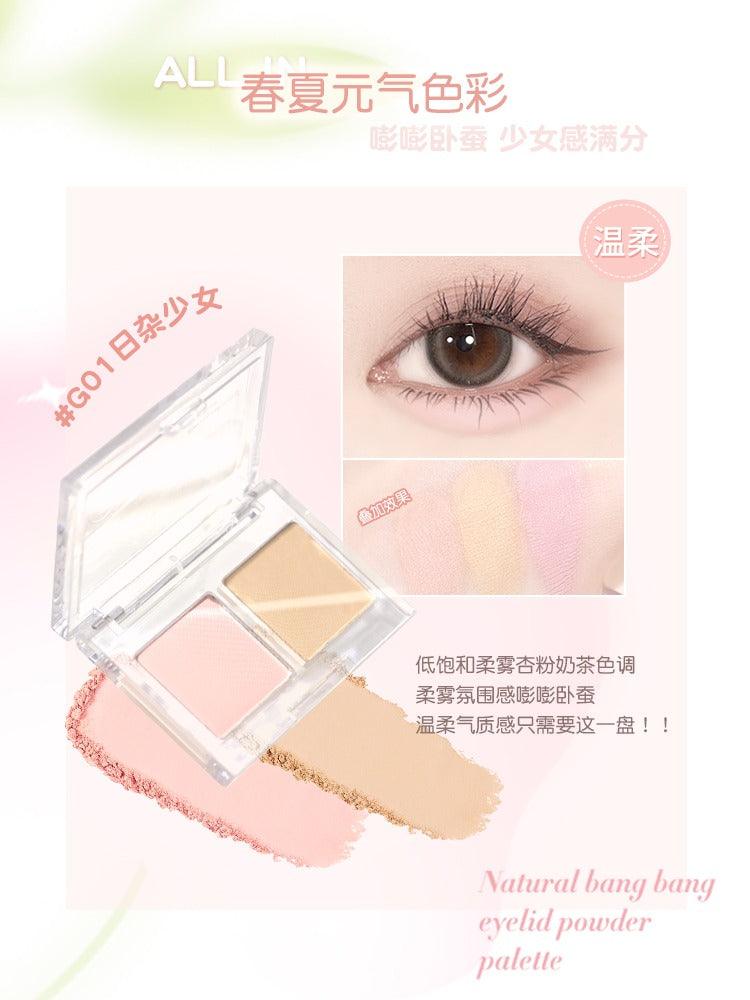 GOGO TALES Eyelid Brightening Duo Palette 2.8g