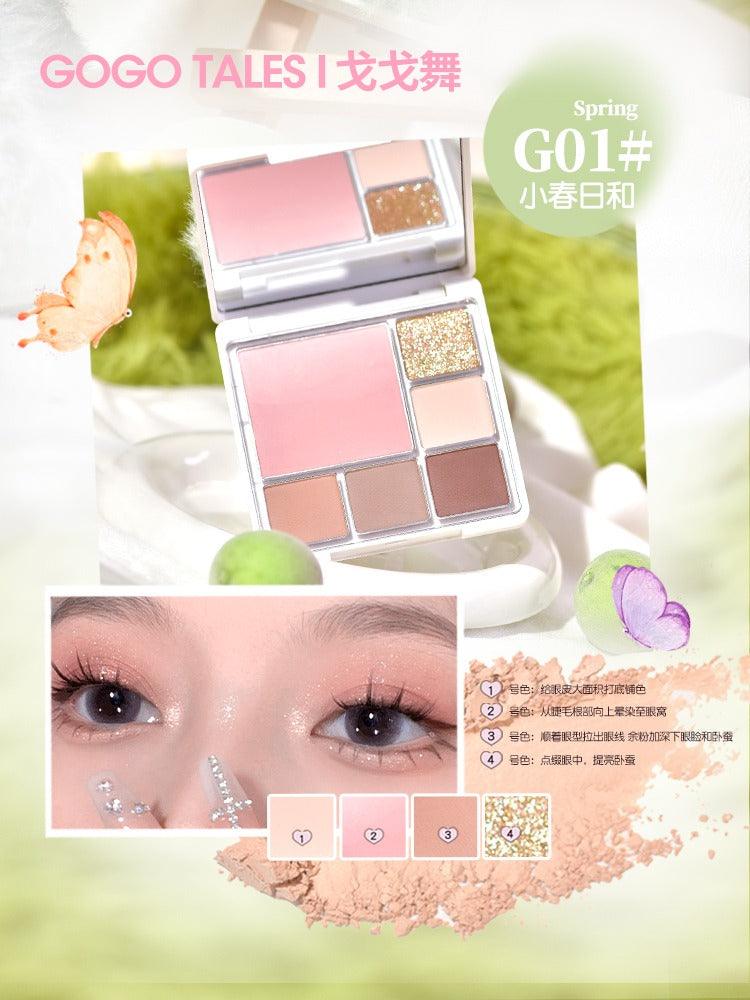 GOGO TALES Fluffy Blush Palette 14g