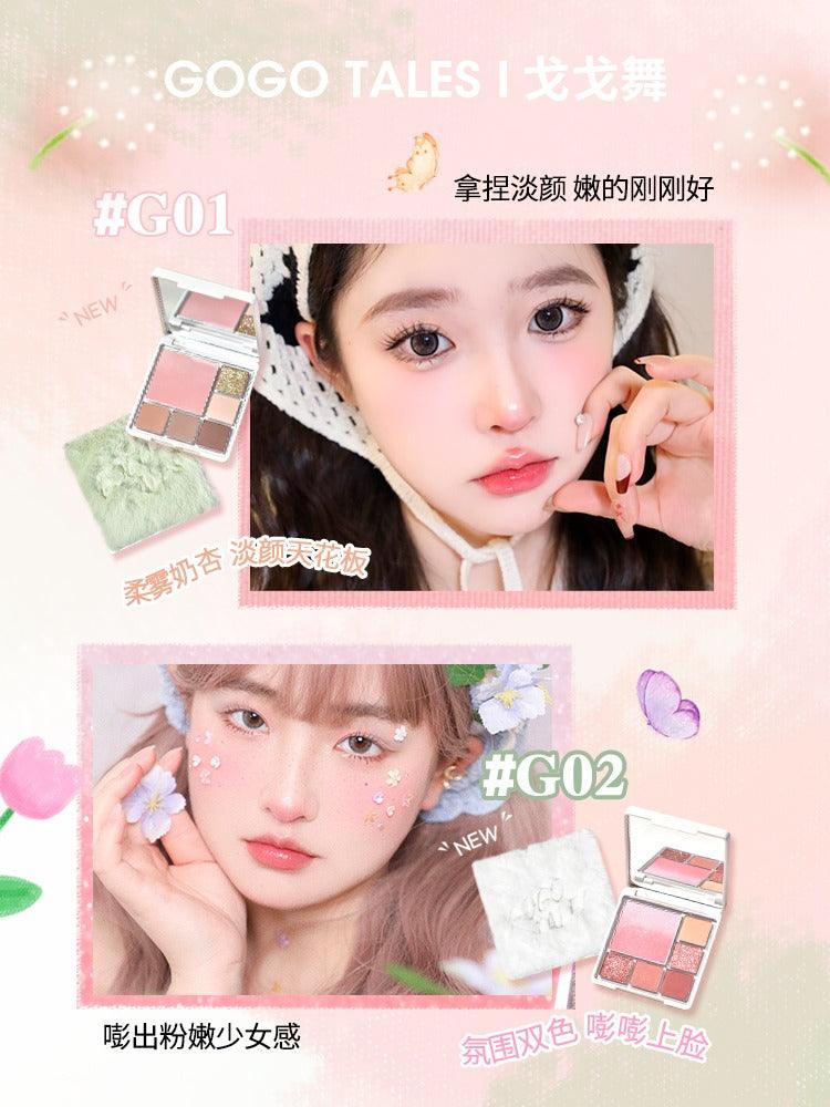 GOGO TALES Fluffy Blush Palette 14g