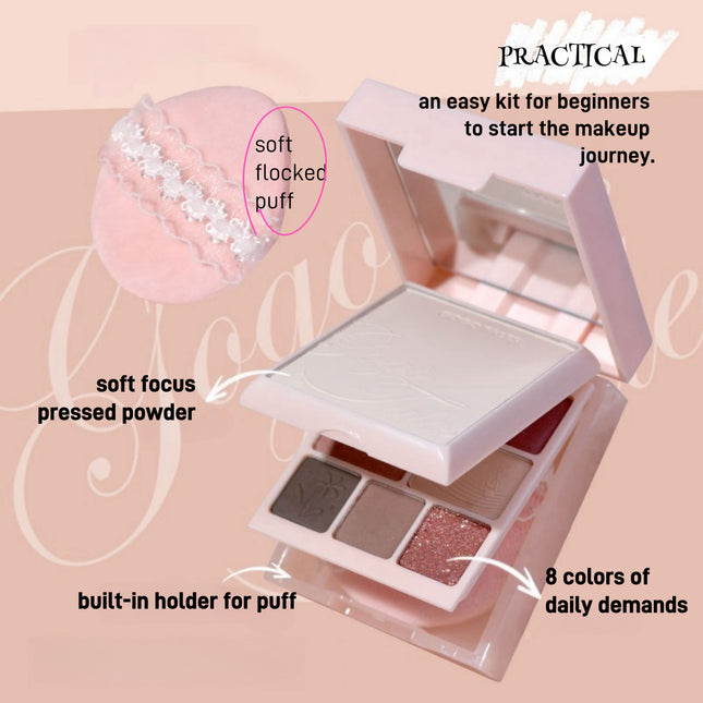 GOGOTALES - 2-IN-1 Kit Pressed Powder Eyeshadow Palette 15.2g