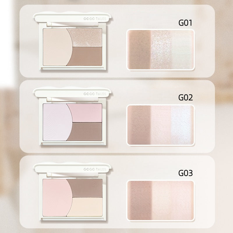 GOGO TALES Highlight and Contour Palette 13g