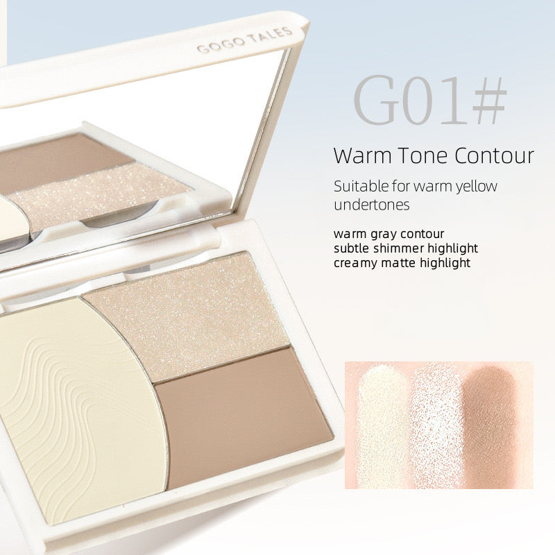GOGO TALES Highlight and Contour Palette 13g