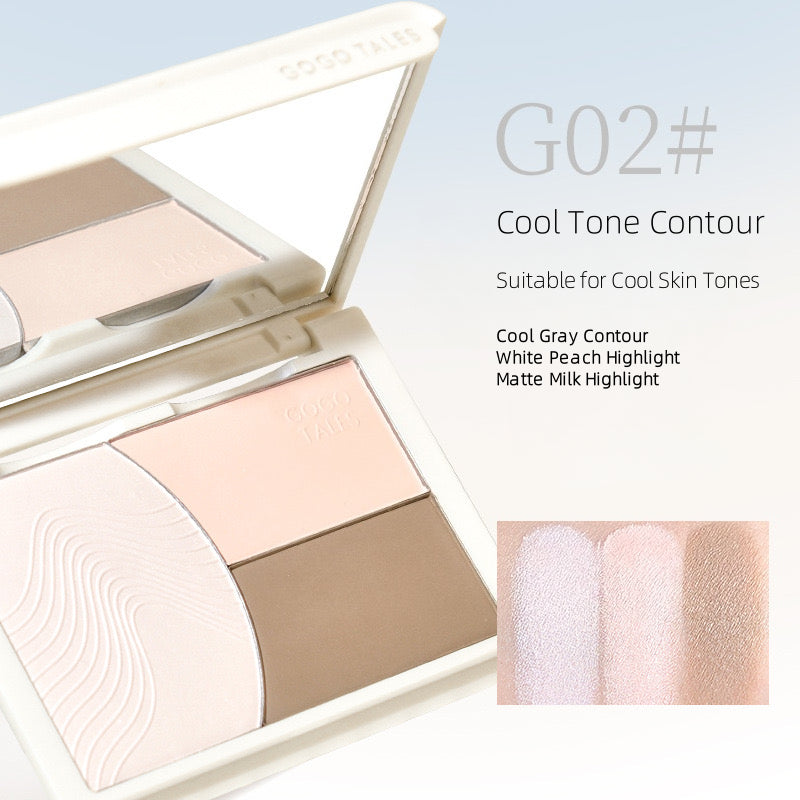 GOGO TALES Highlight and Contour Palette 13g