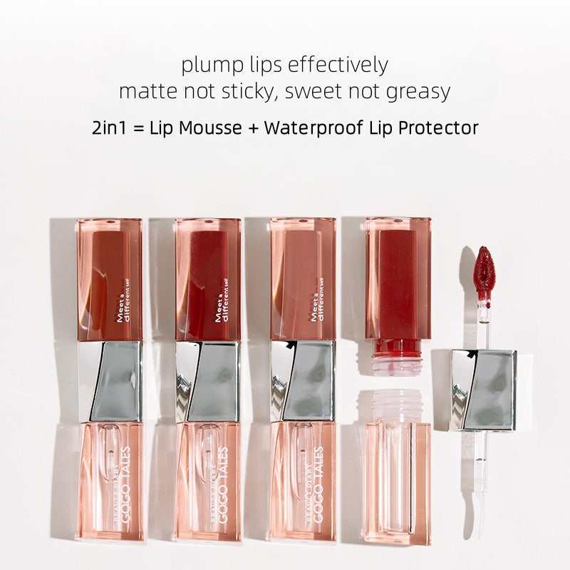 GOGO TALES Plump Long-wear Double-end Lip Glaze 4.8g