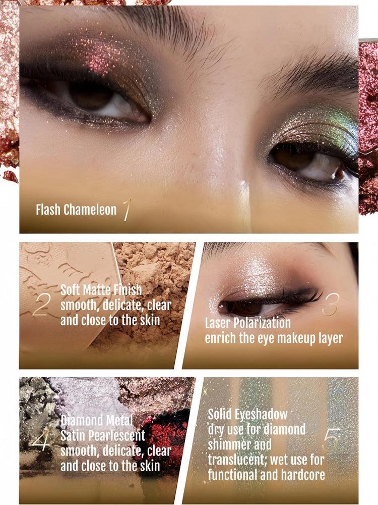 Girlcult 4 Colors Eyeshadow Palette Gold Rush 4g