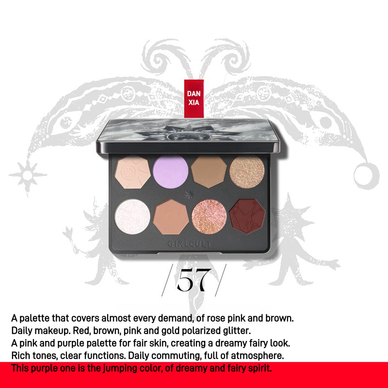 8 Colors Eyeshadow Palette Miaowu 8g