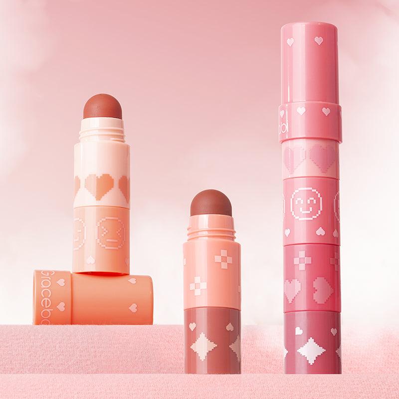 Gracebabi Stacked 4 Colors Lipstick 4.6g