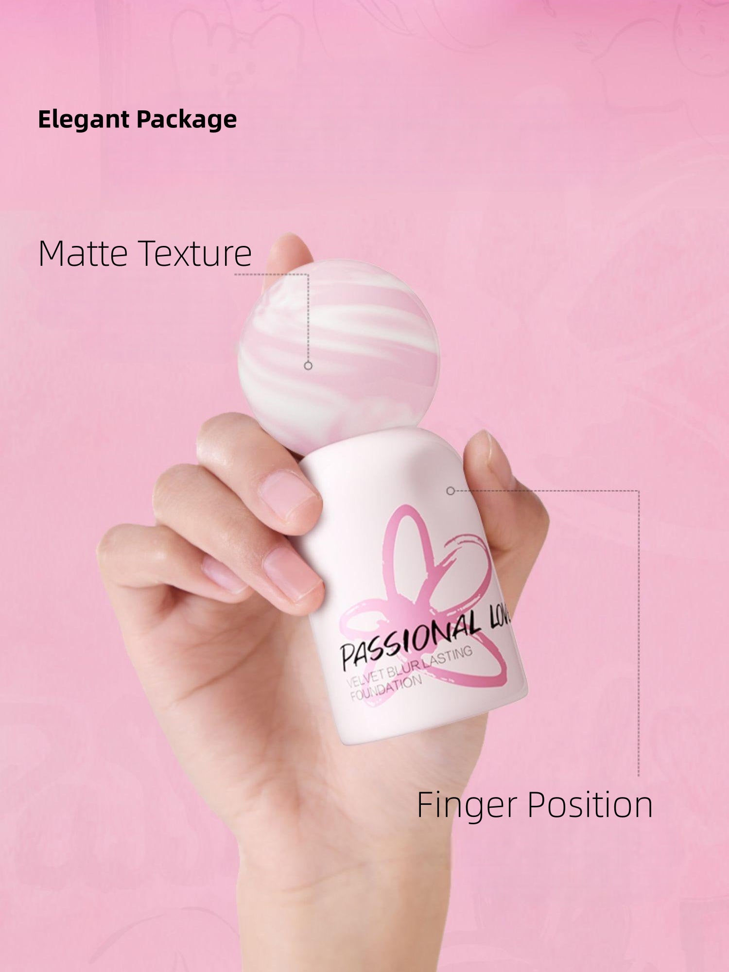 [Graffiti Series] Passional Lover Velvet Blur Lasting Foundation 4.0 Oil Skin Prefer 30ml