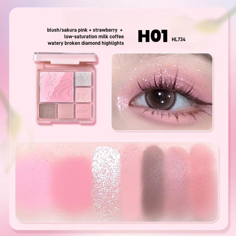 HOLD LIVE Pink Mist Dream Blush N Eyeshadow Palette 14g