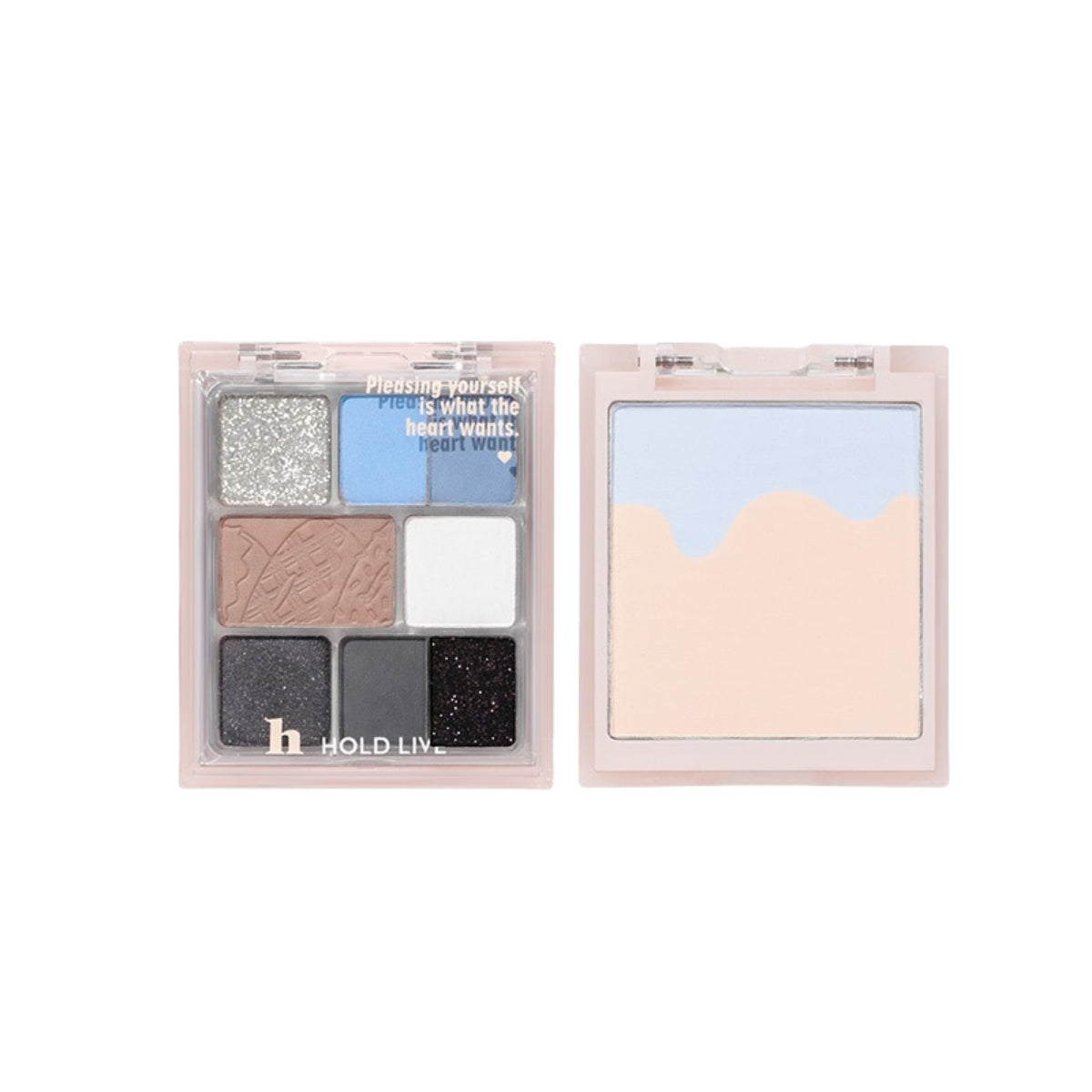 HOLD LIVE 3 in 1 Face Palette Powder Blusher Eyeshadow 16g
