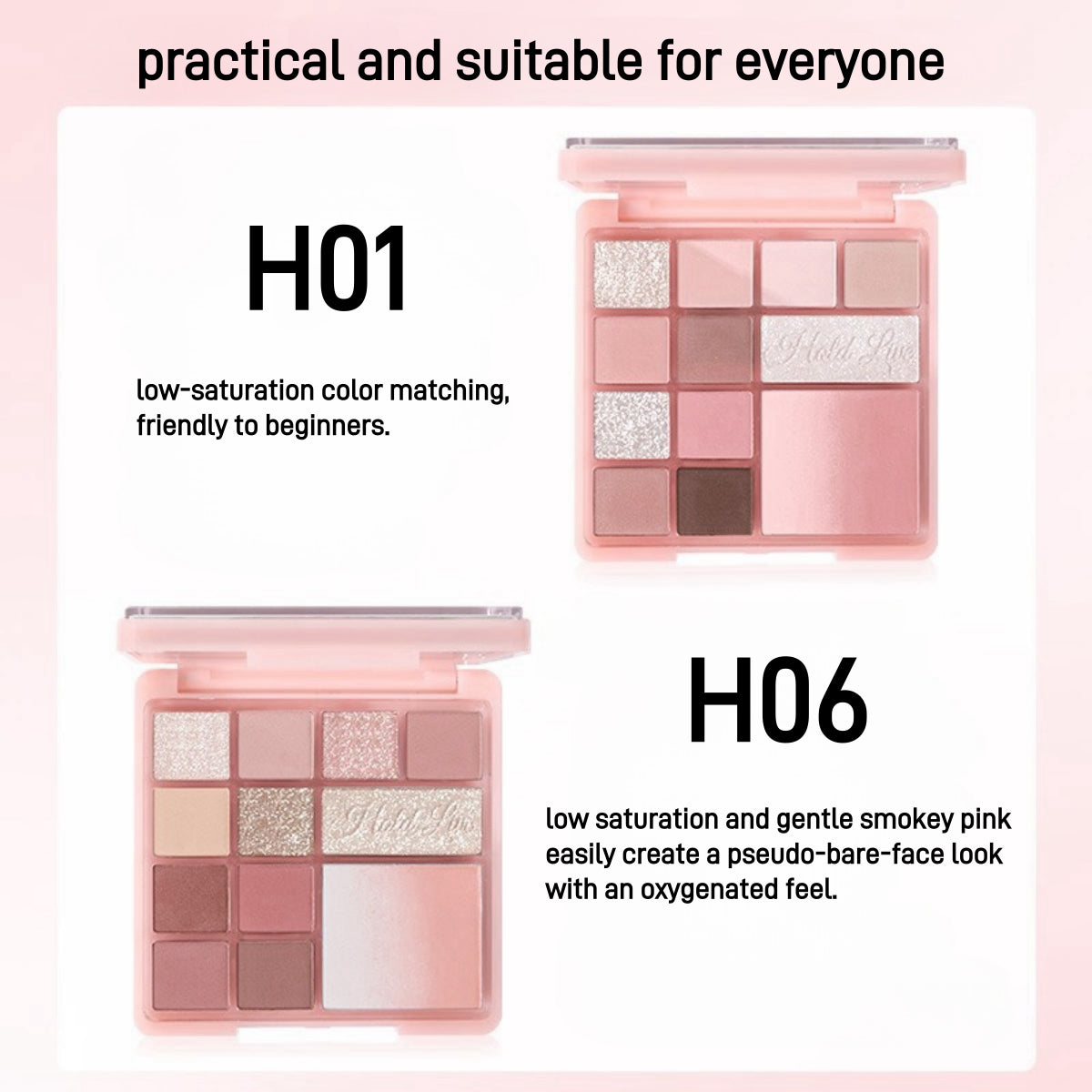 HOLD LIVE Floral Comprehensive Powder Palette 12 Colors 15g
