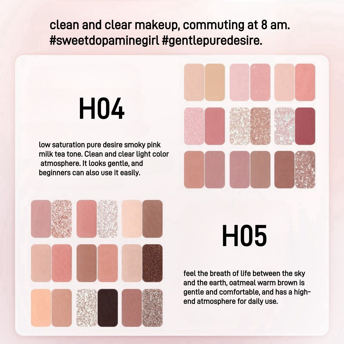 HOLD LIVE Secret Garden Eyeshadow Palette 18 Colors 12.6g