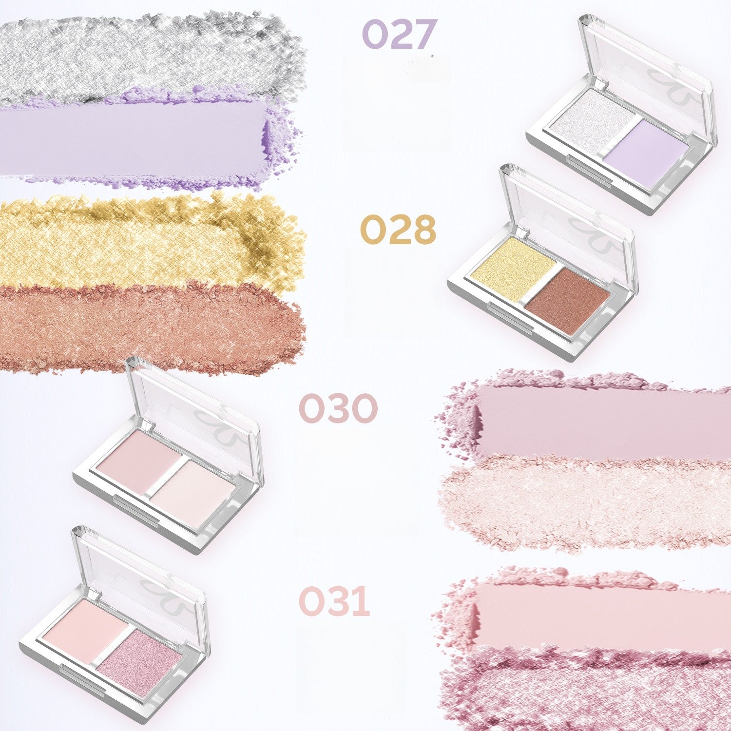 HYNTOOR Rich Spring of Flowers Eyeshadow Duo 3g