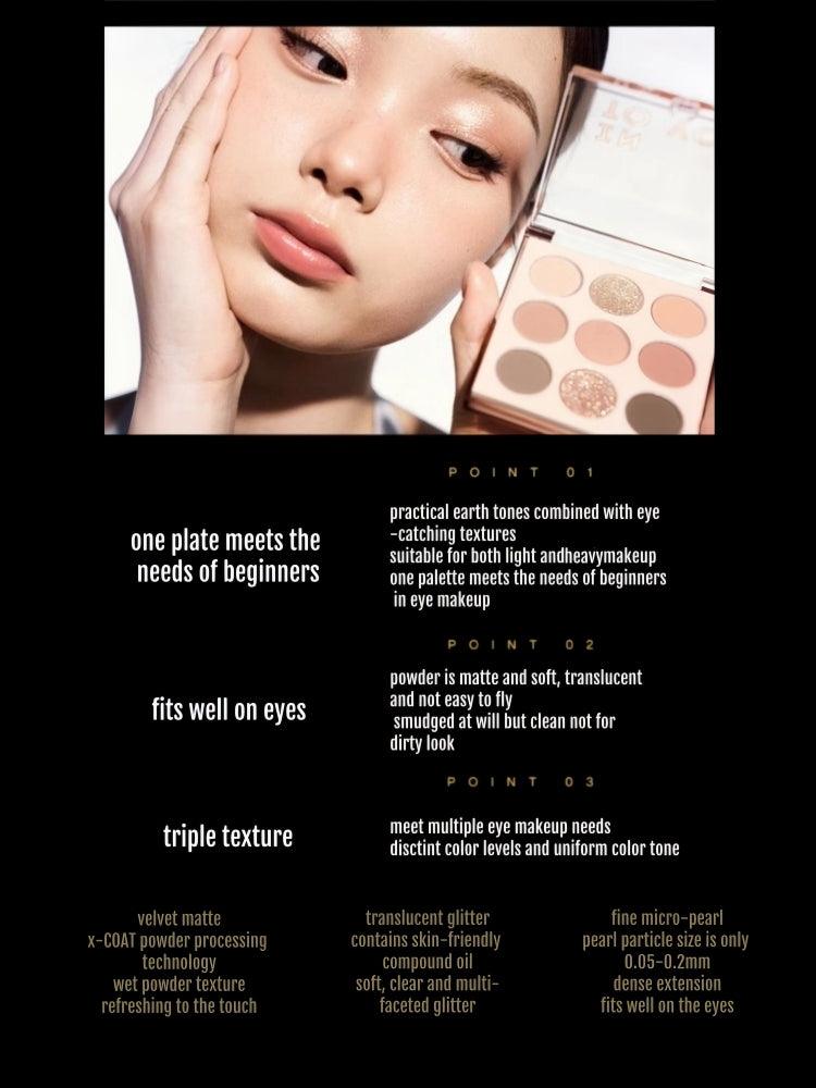 INTO YOU Nine-color Eyeshadow Palette 7.2g