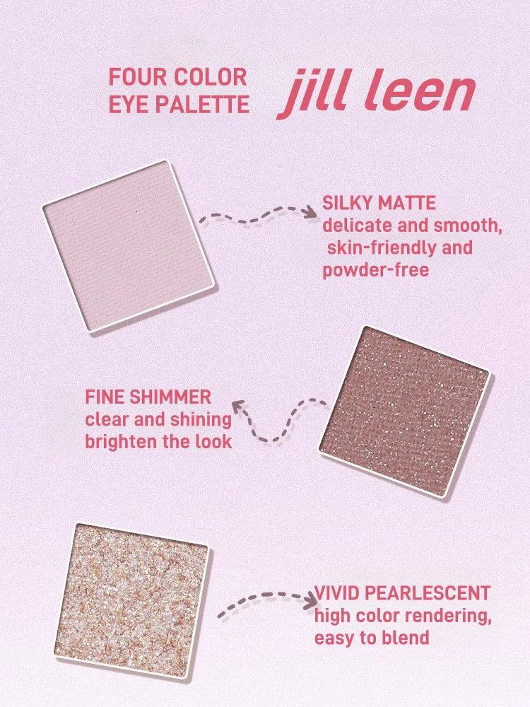 JILL LEEN Four Colors Eyeshadow Palette 3.8g