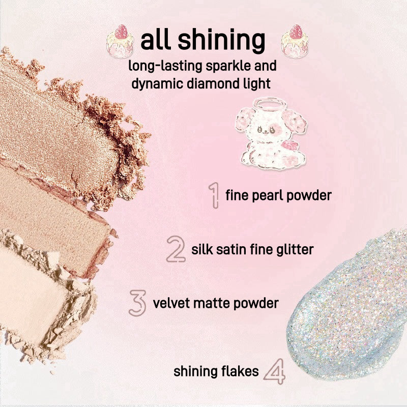 JILL LEEN 9 Colors Eyeshadow Palette 8g