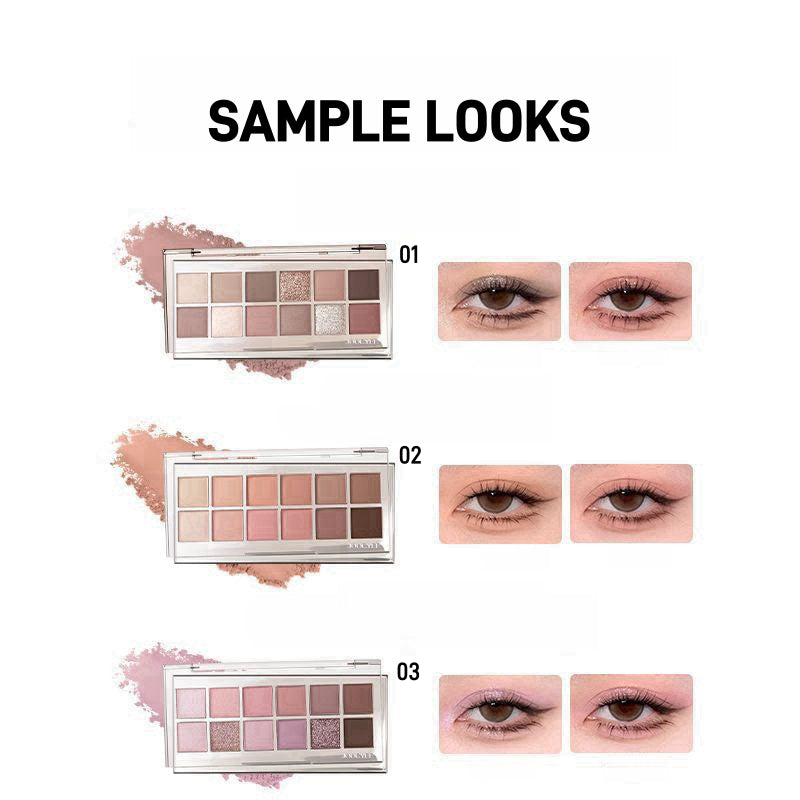 [#01-#05] Joocyee 12 Shades Eyeshadow Palette 14g