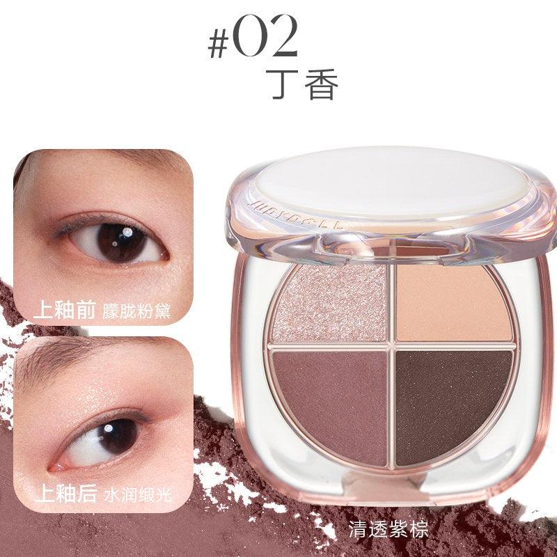 Judydoll Glazed 4 Colors Eyeshadow Palette OOTD 6.5g