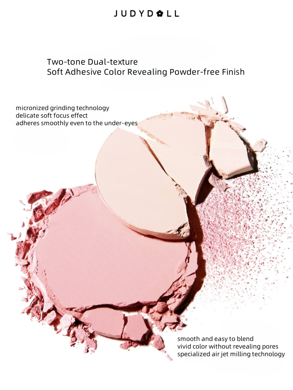 Judydoll Dual Color Combination Blush 6g