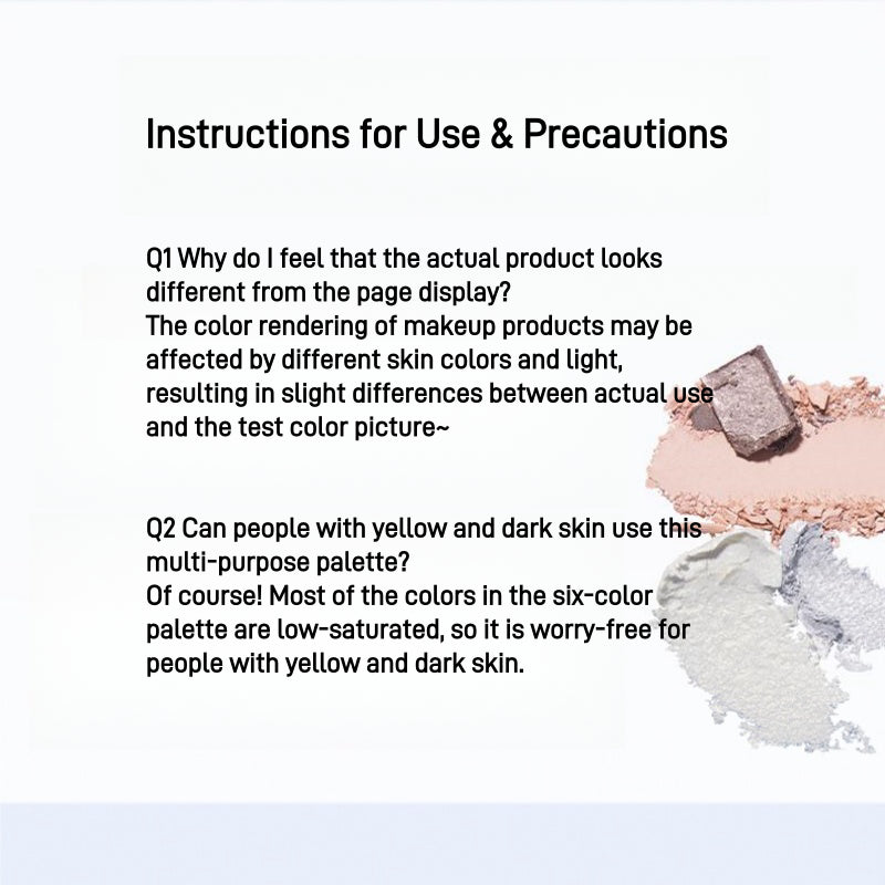 Judydoll Elaborate 6 Colors Eyeshadow Palette 8g