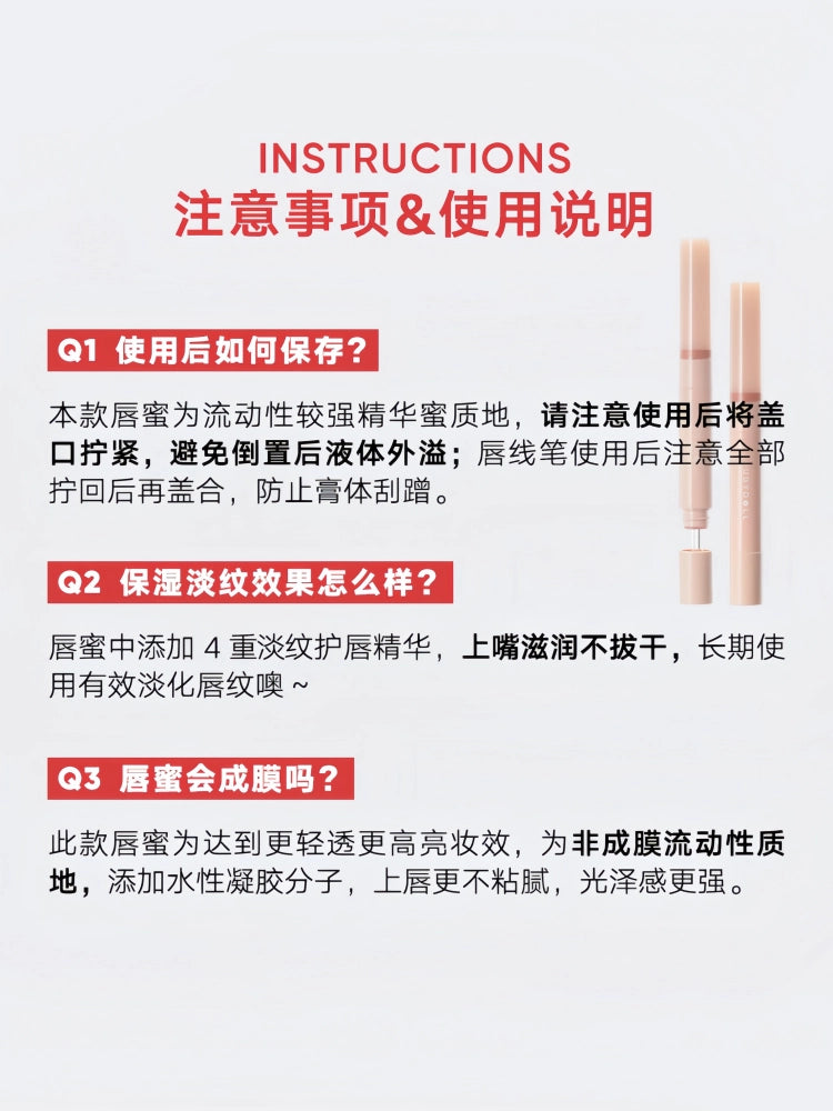 Judydoll Lip Liner and Gloss Duo 2.5g