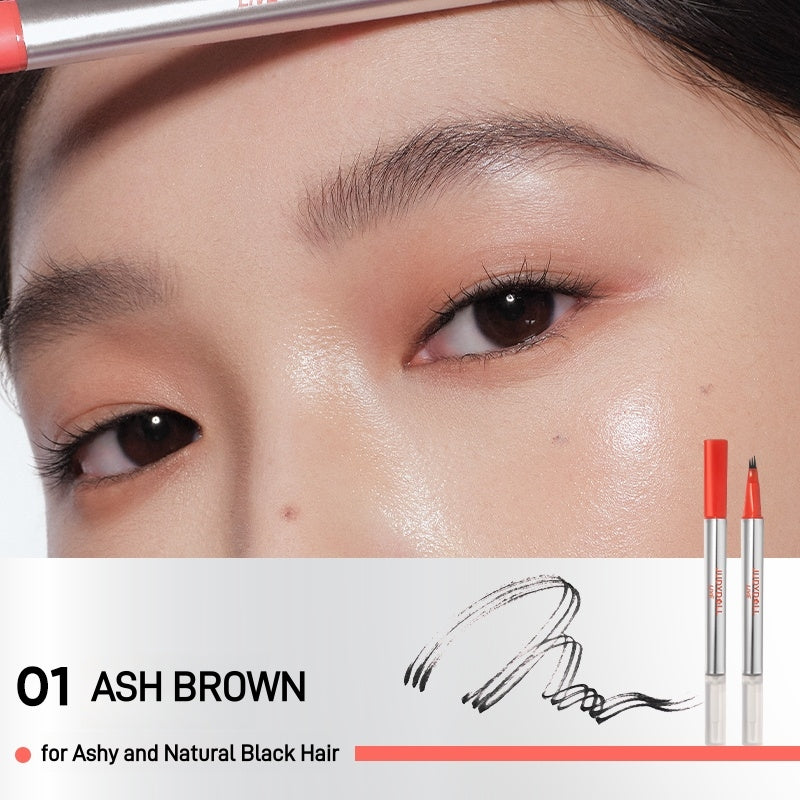 Judydoll Live Dual End Liquid Brow Pen 1ml 0.8ml