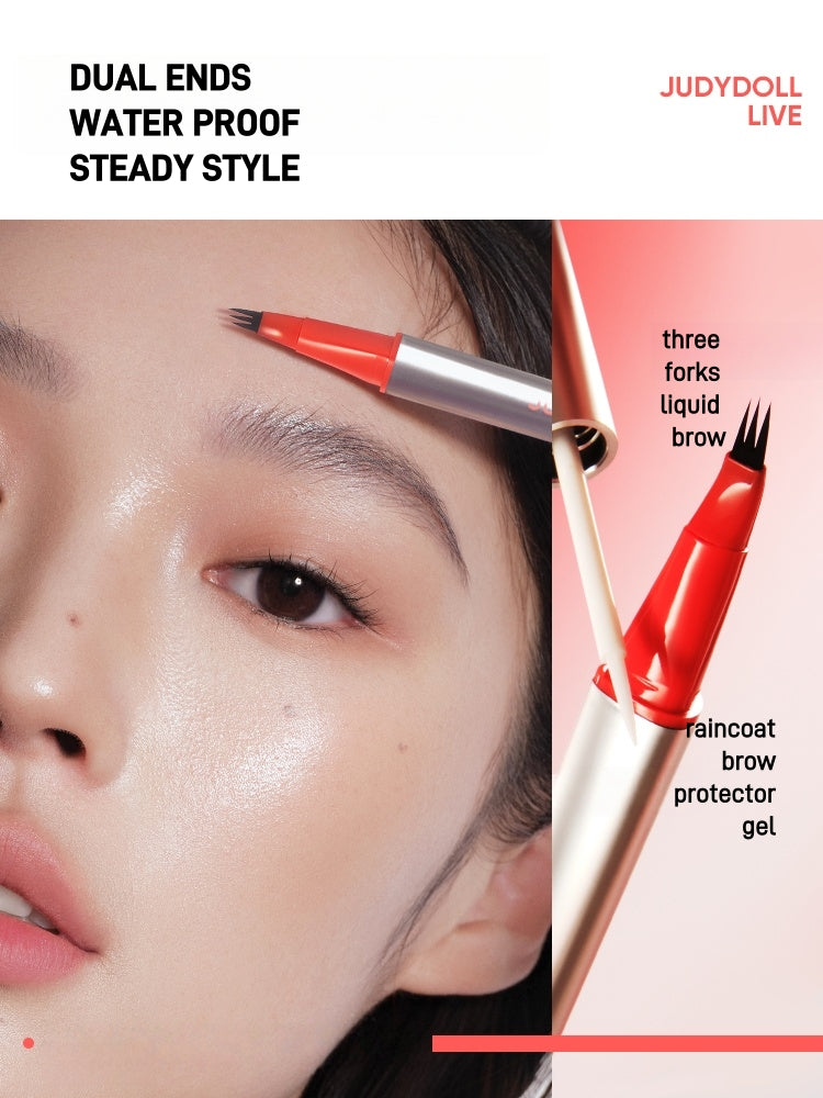 Judydoll Live Dual End Liquid Brow Pen 1ml 0.8ml