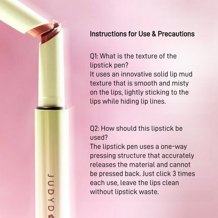 Judydoll -  Velvet Matte Lip Mud Pen 2.3g