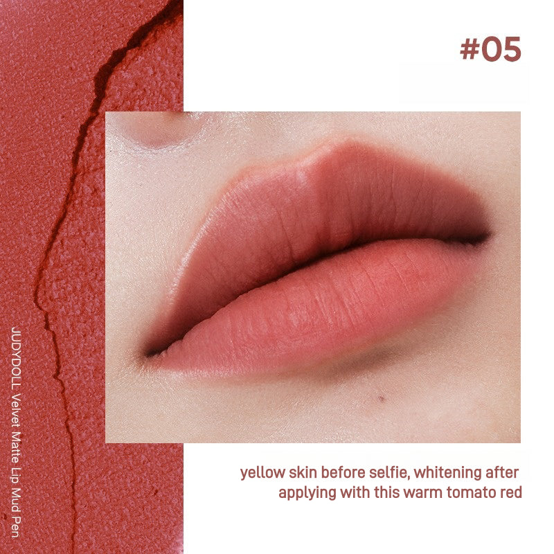Judydoll Velvet Matte Lip Mud Pen 2.3g