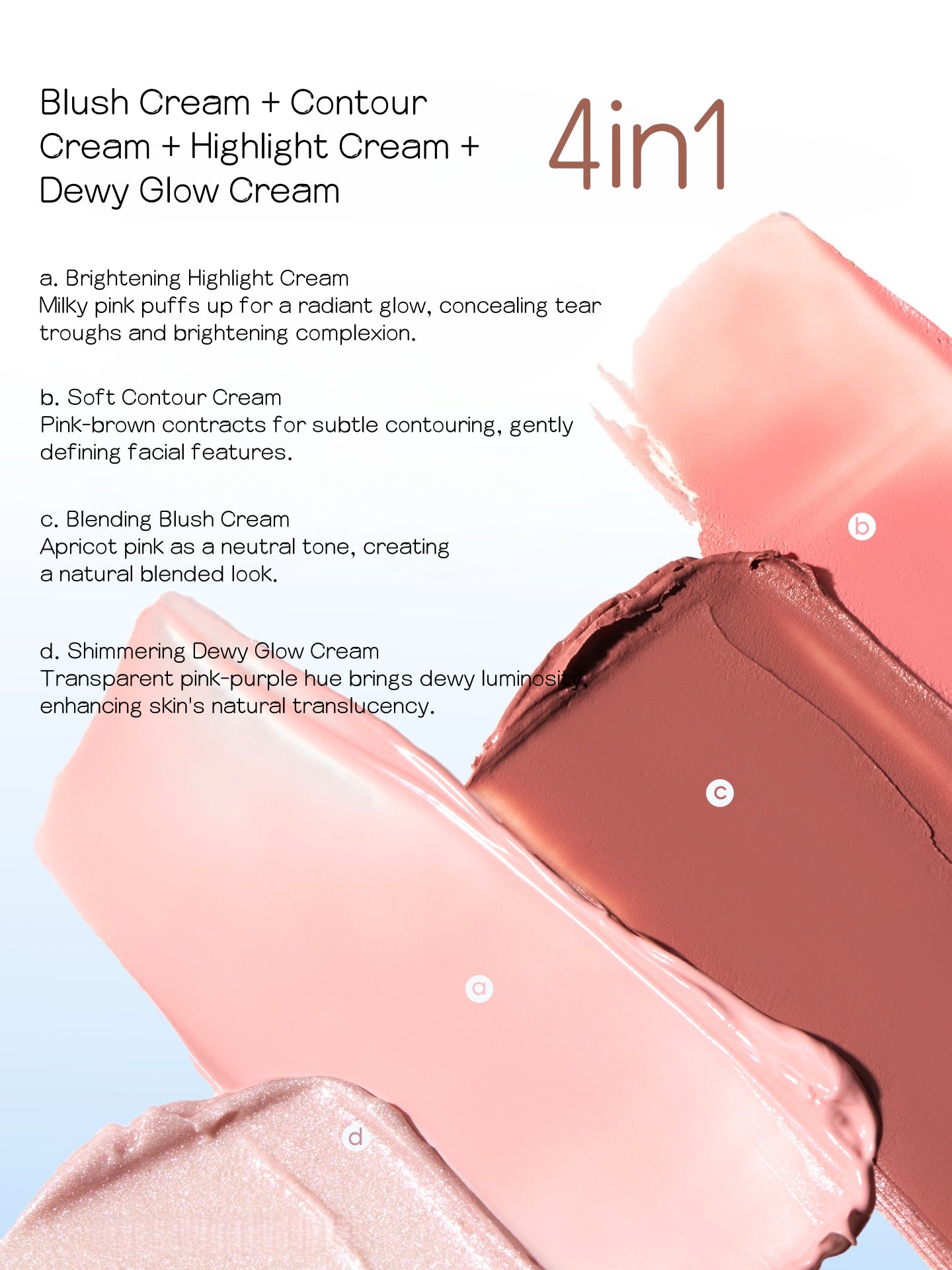 Judydoll Blush N Highlight Palette 9g