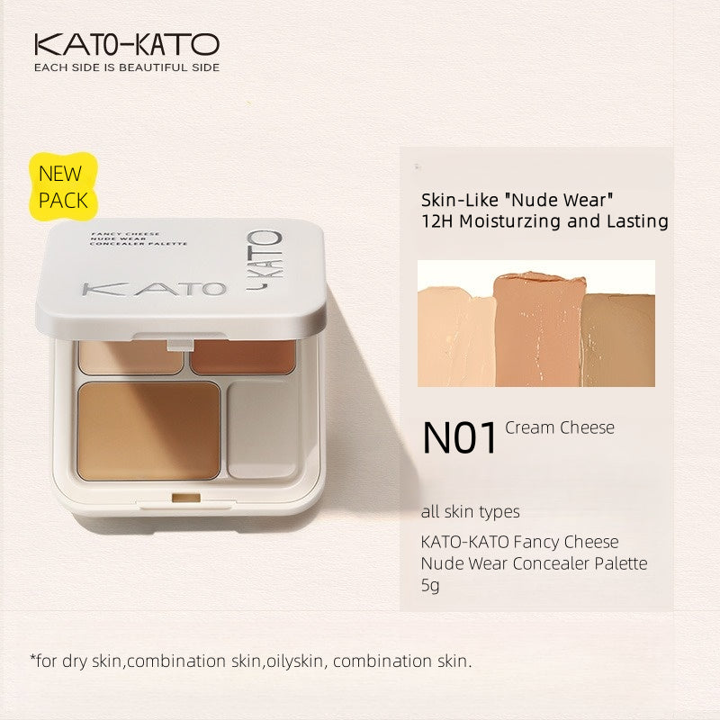 KATO-KATO Fancy Cheese Nude Wear Concealer Palette 5g