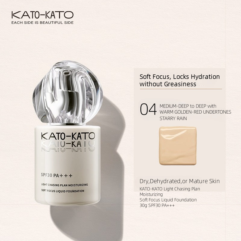 KATO-KATO Light Chasing Plan Moisturizing Soft Focus Liquid Foundation 30g SPF30 PA+++