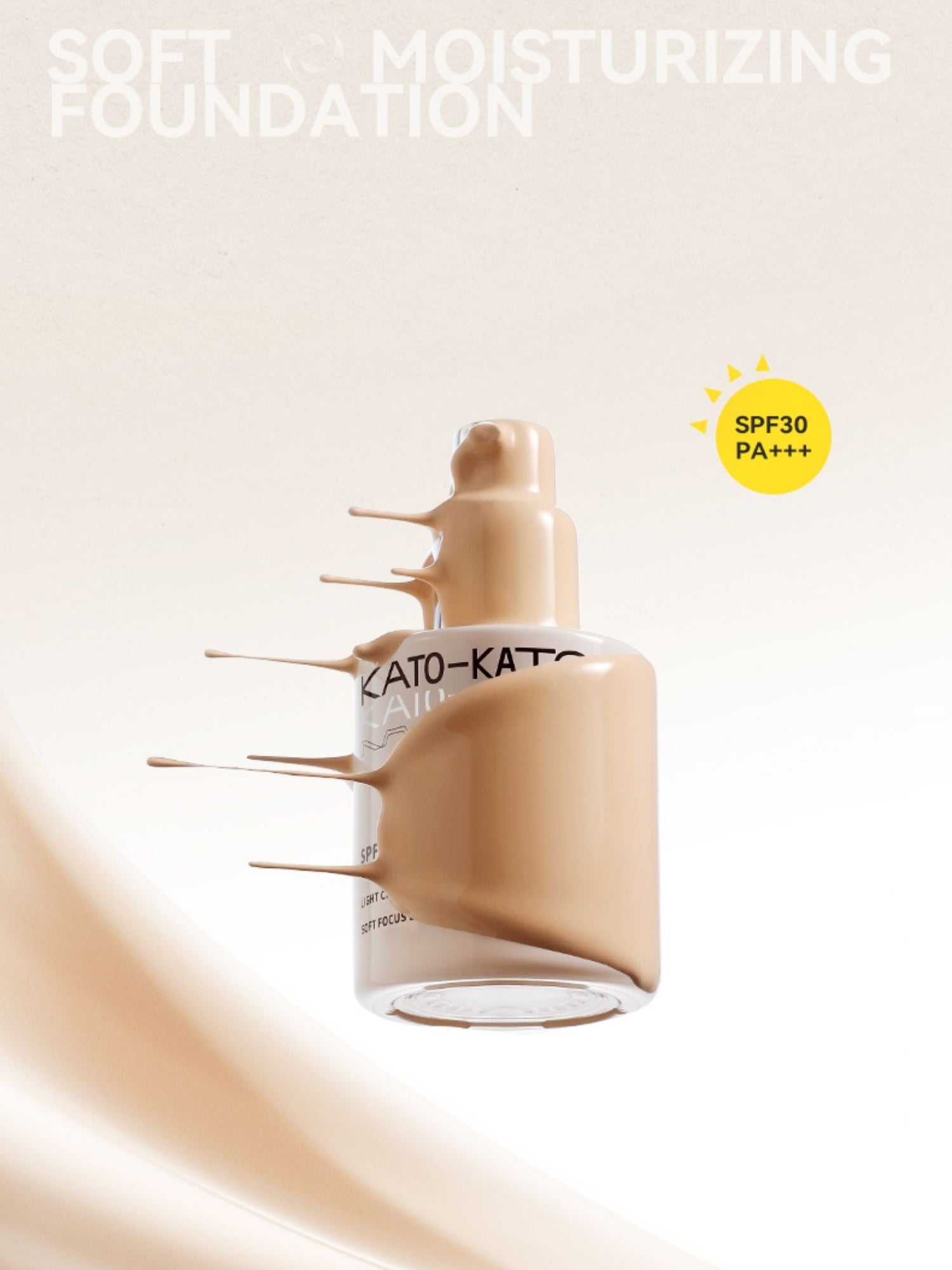 KATO-KATO Light Chasing Plan Moisturizing Soft Focus Liquid Foundation 30g SPF30 PA+++