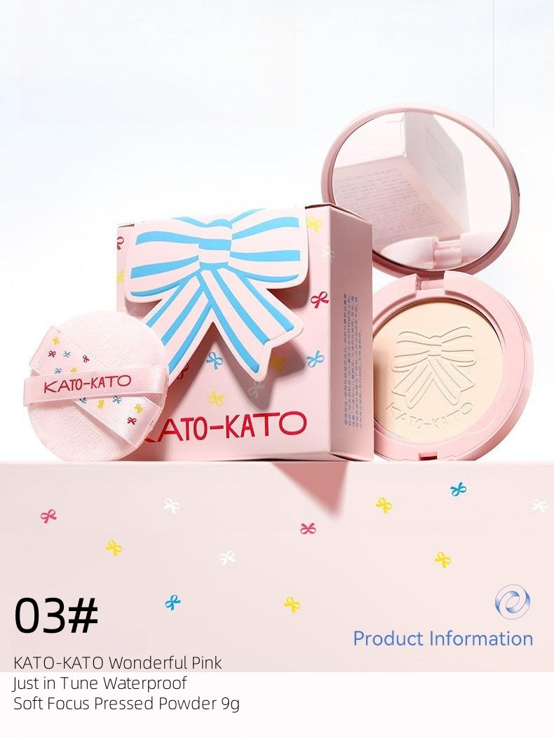 KATO-KATO Wonderful Pink Just in Tune Waterproof Soft Focus Pressed Powder 9g